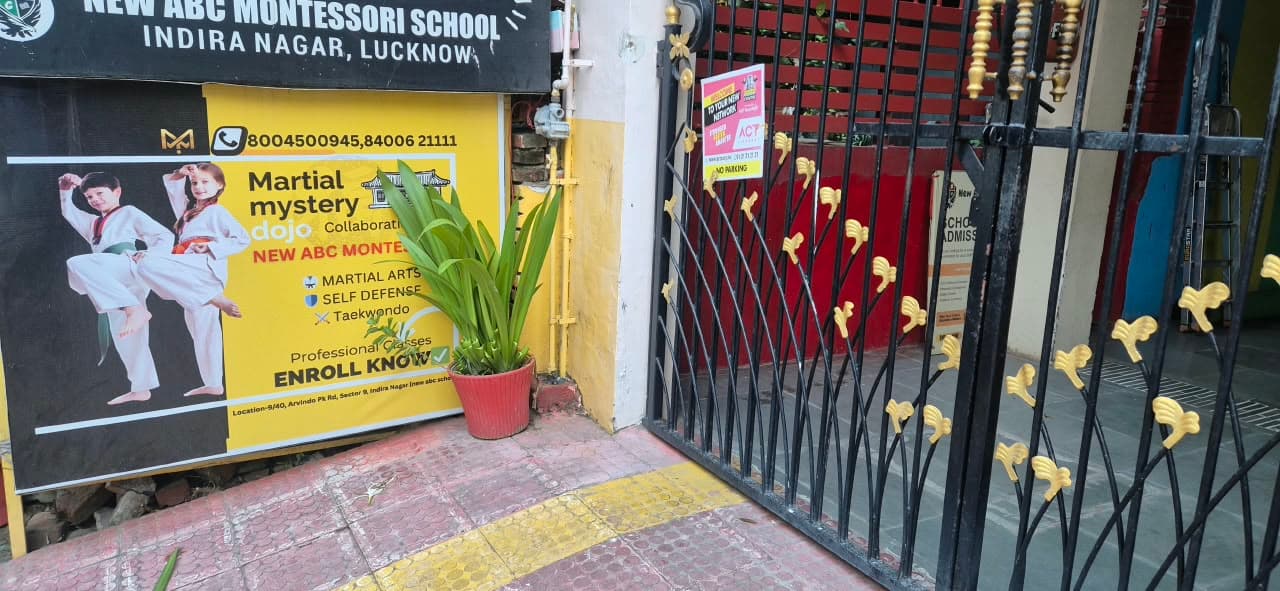 Martial Mystery Dojo signage, Indira Nagar, Lucknow